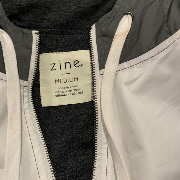 Zine Domino Pullover Half-Zip Windbreaker Jacket size M - Picture 3 of 7